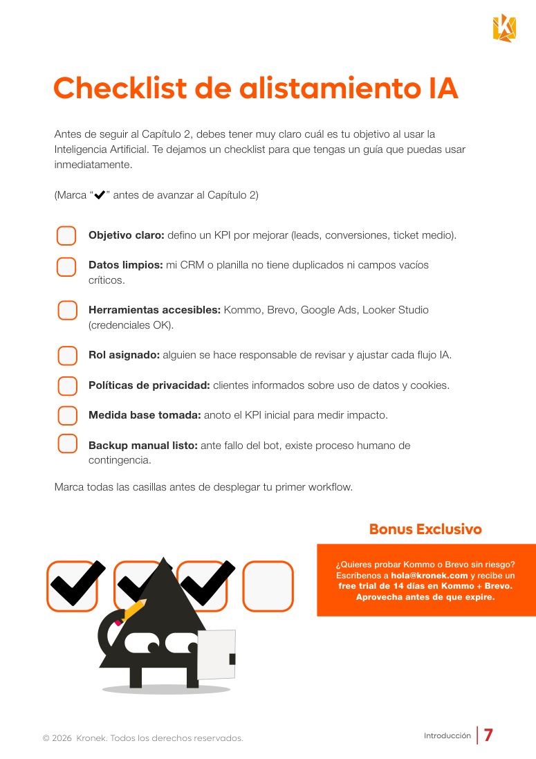 Actual preview page from The AI Marketing Engine: 01 Diagnose